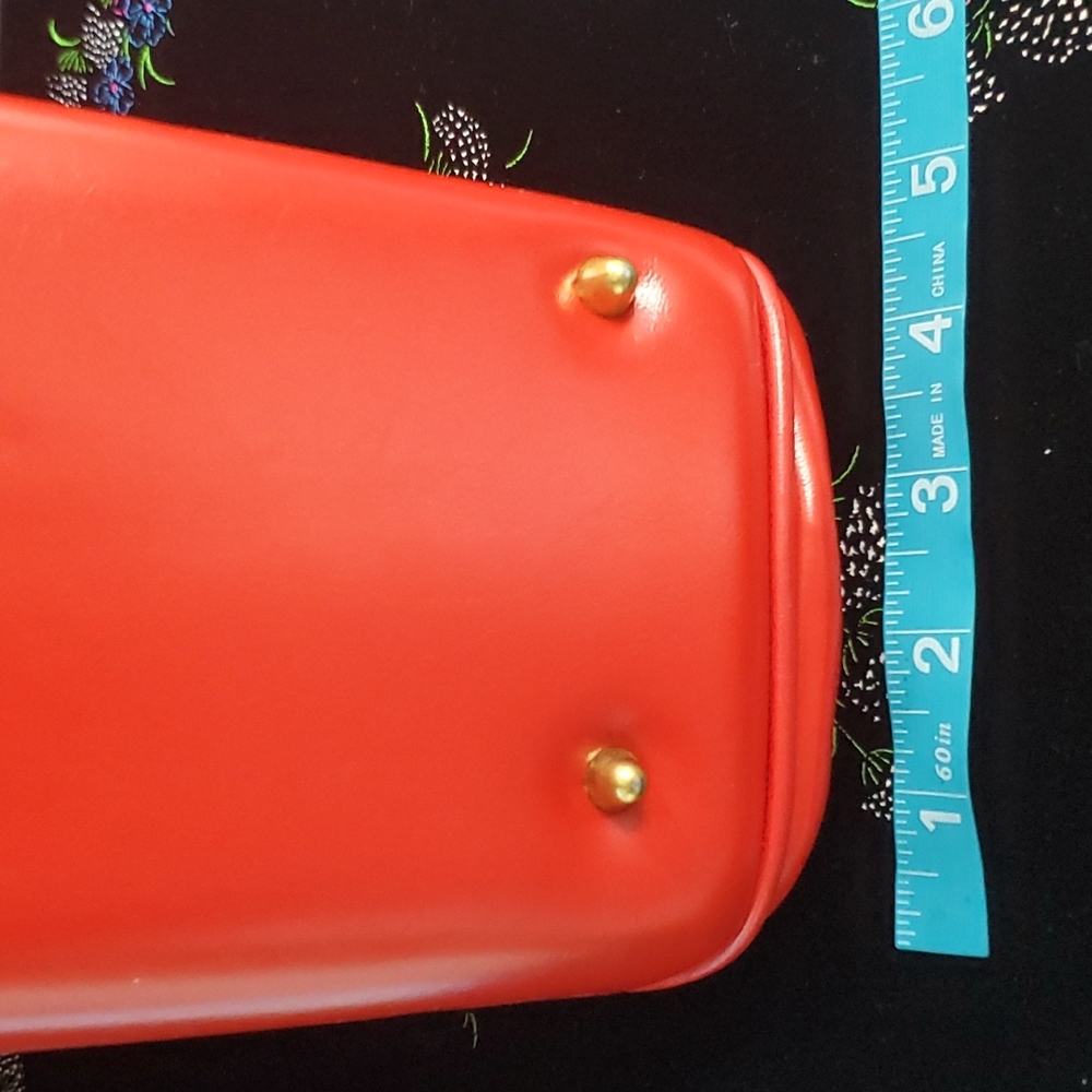 Vintage red handbag - Picture 6 of 10